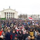 В белорусском Слониме прошел очередной «марш нетунеядцев» 19 марта, организатора задержали