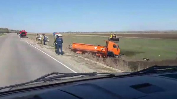 Под Челябинском водитель «скорой помощи» погиб в ДТП с бензовозом