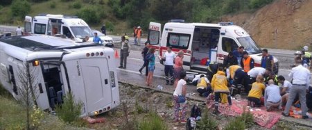 В Турции 18 мая на трассе Мугла – Денизли перевернулся автобус с российскими туристами: список пострадавших