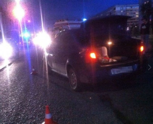 В Омске на Левобережье произошло столкновение двух машин