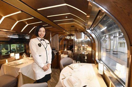 Билет на поезд по цене автомобиля: в Японии запустили поезд класса люкс Shiki-Shima