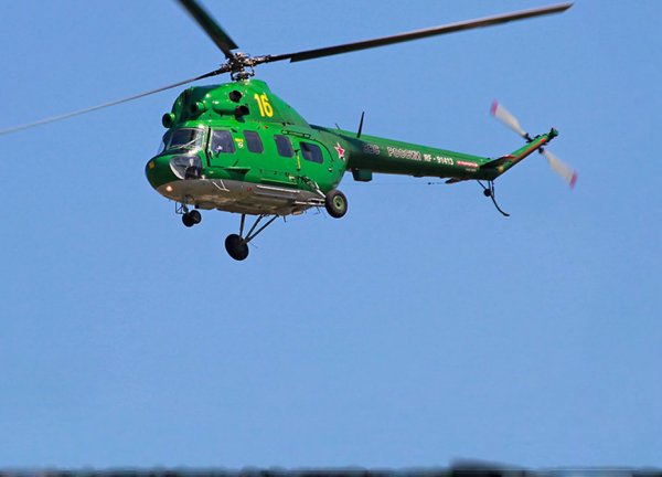 СК проверяет разбившийся в Ставрополье вертолет Ми-2