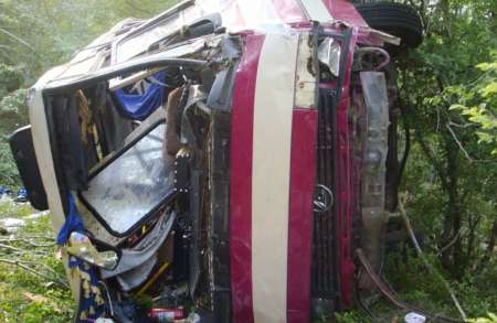 В Забайкальском крае в ДТП с автобусом на трассе «Байкал» 11 июня погибли 11 человек