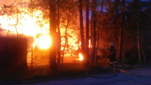 В результате пожара в Белоострове погибли люди
