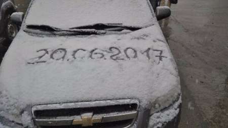 В Мурманской области 20 июня выпал снег. ФОТО, ВИДЕО