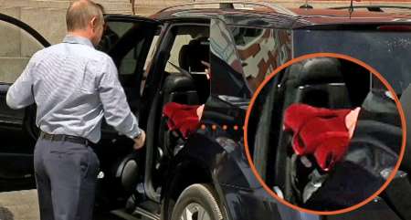 В РПЦ раскрыли секрет красной коробки в автомобиле Путина на Валааме
