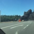 В Сети появилось видео, как в Петербурге взорвался микроавтобус