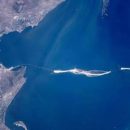 Космонавты показали как выглядит Крымский мост с МКС