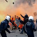 Брюссель всколыхнули массовые беспорядки