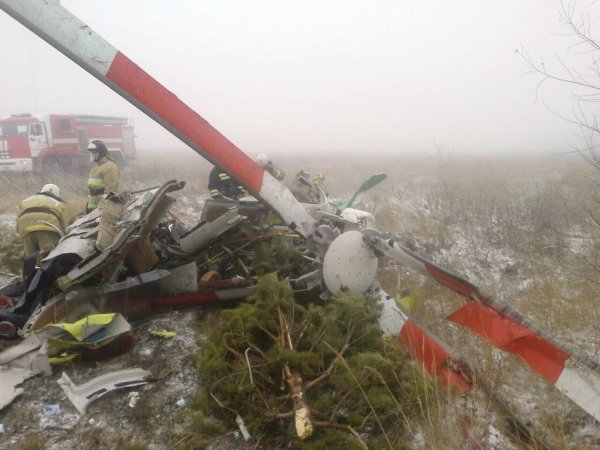 Установлены личности погибших в результате крушения вертолёта в Тамбовской области