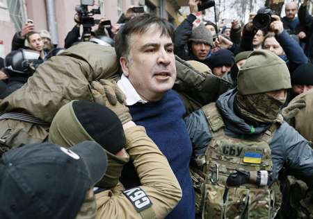 В Киеве полиция задержала Михаила Саакашвили