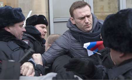 «Забастовка избирателей» в России 28.01.2018: Алексей Навальный задержан в Москве во время акции протеста