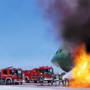 В Калифорнии загорелся самолет с пассажирами на борту