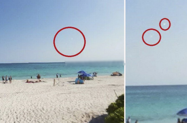 В Мексике заметили пролетающее над пляжами НЛО