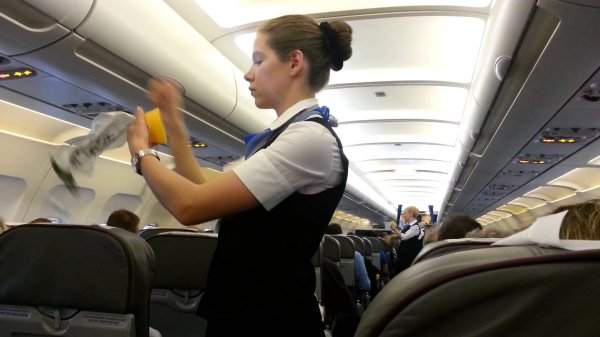 «Жена депутата» устроила скандал на борту самолета