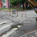 Вблизи Краснохолмской набережной случился провал грунта