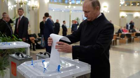Выборы президента России 2018: Владимир Путин принял участие в голосовании