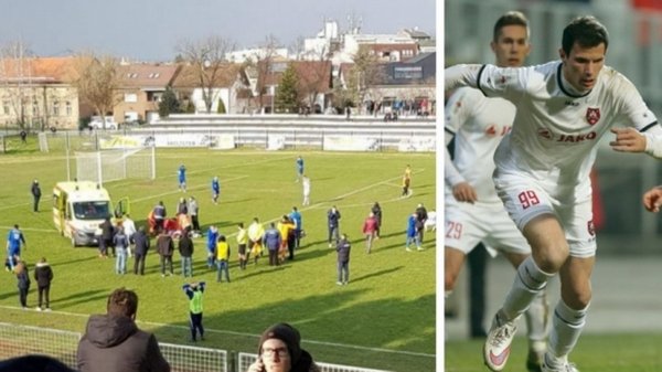 Во время матча скончался 25-летний хорватский футболист