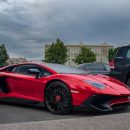 В Москве Lamborghini врезался в четыре иномарки