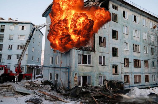 Безответственность управляющих компаний: Очередной взрыв газа произошёл в Ростовской области