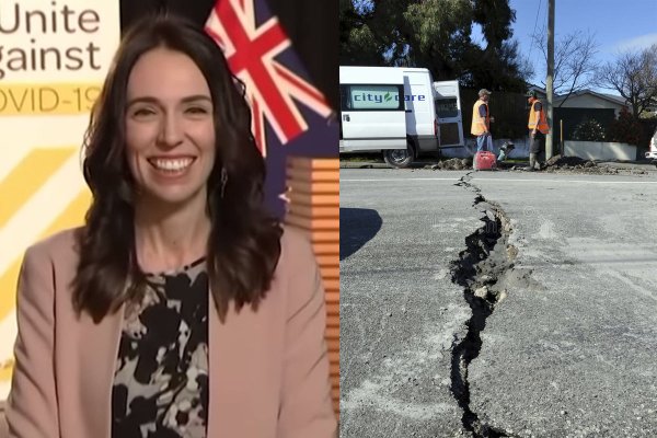 Землетрясение в Новой Зеландии попало в прямой эфир